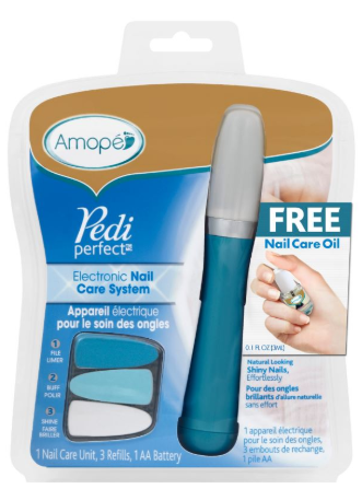AMOPE Pedi Perfect Electronic Nail Care System Canada Photo